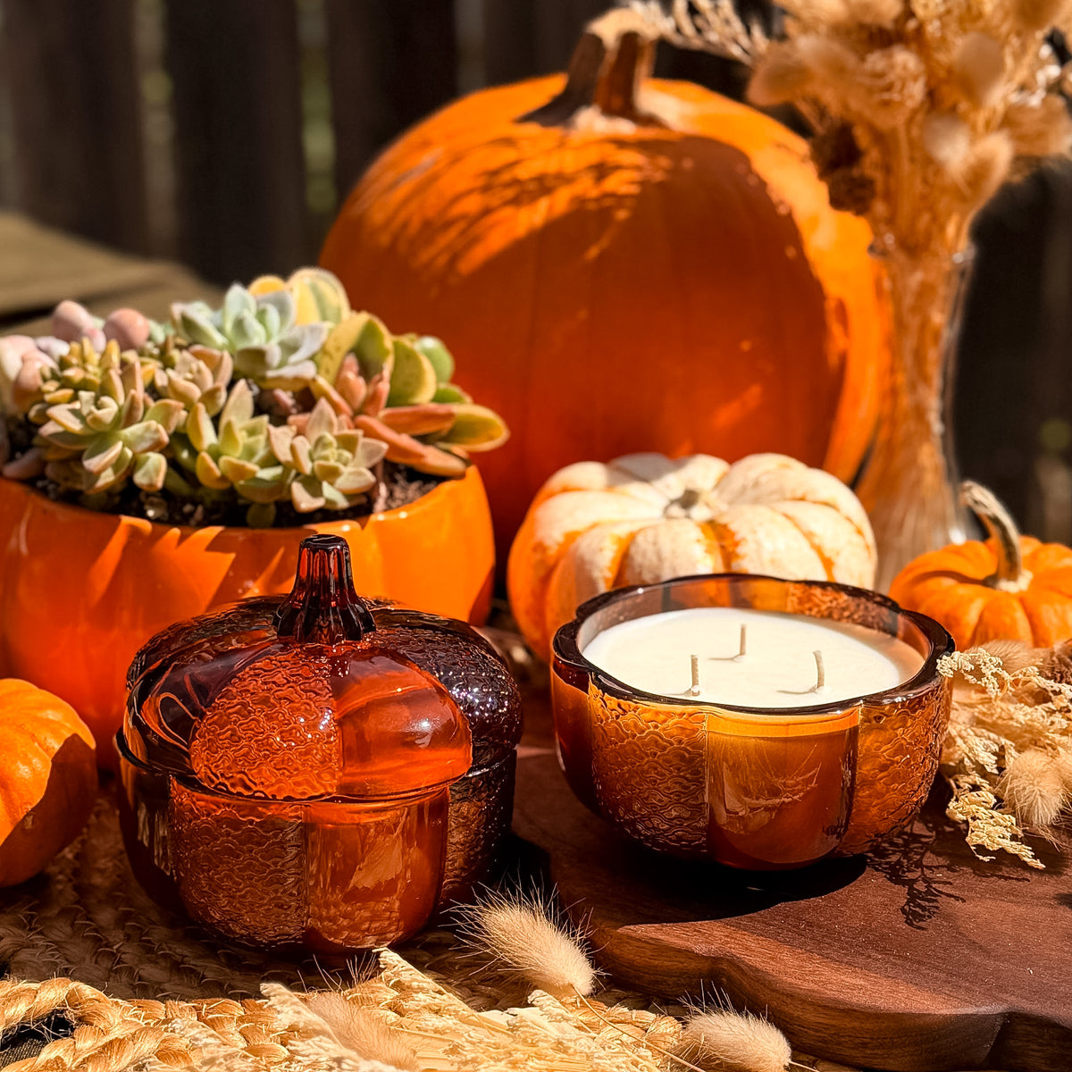 Pumpkin Candles