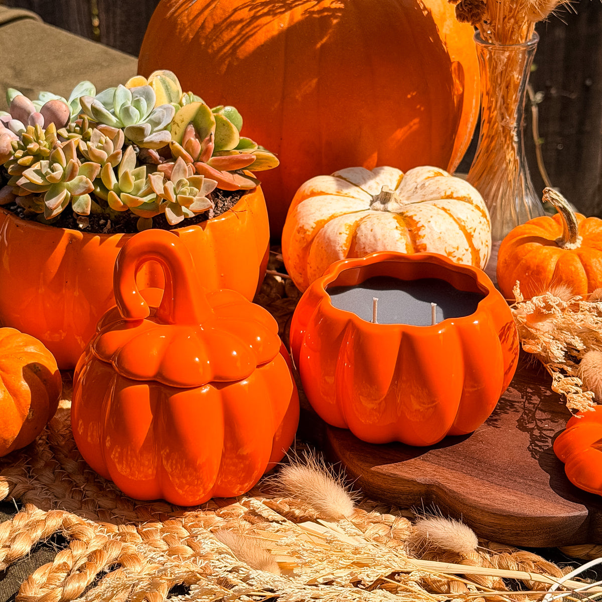 Pumpkin Candles