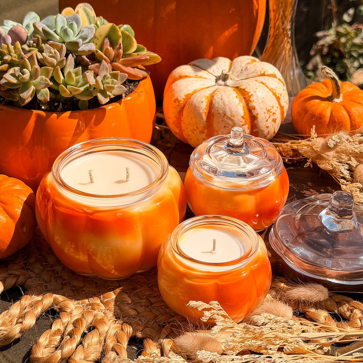 Pumpkin Candles