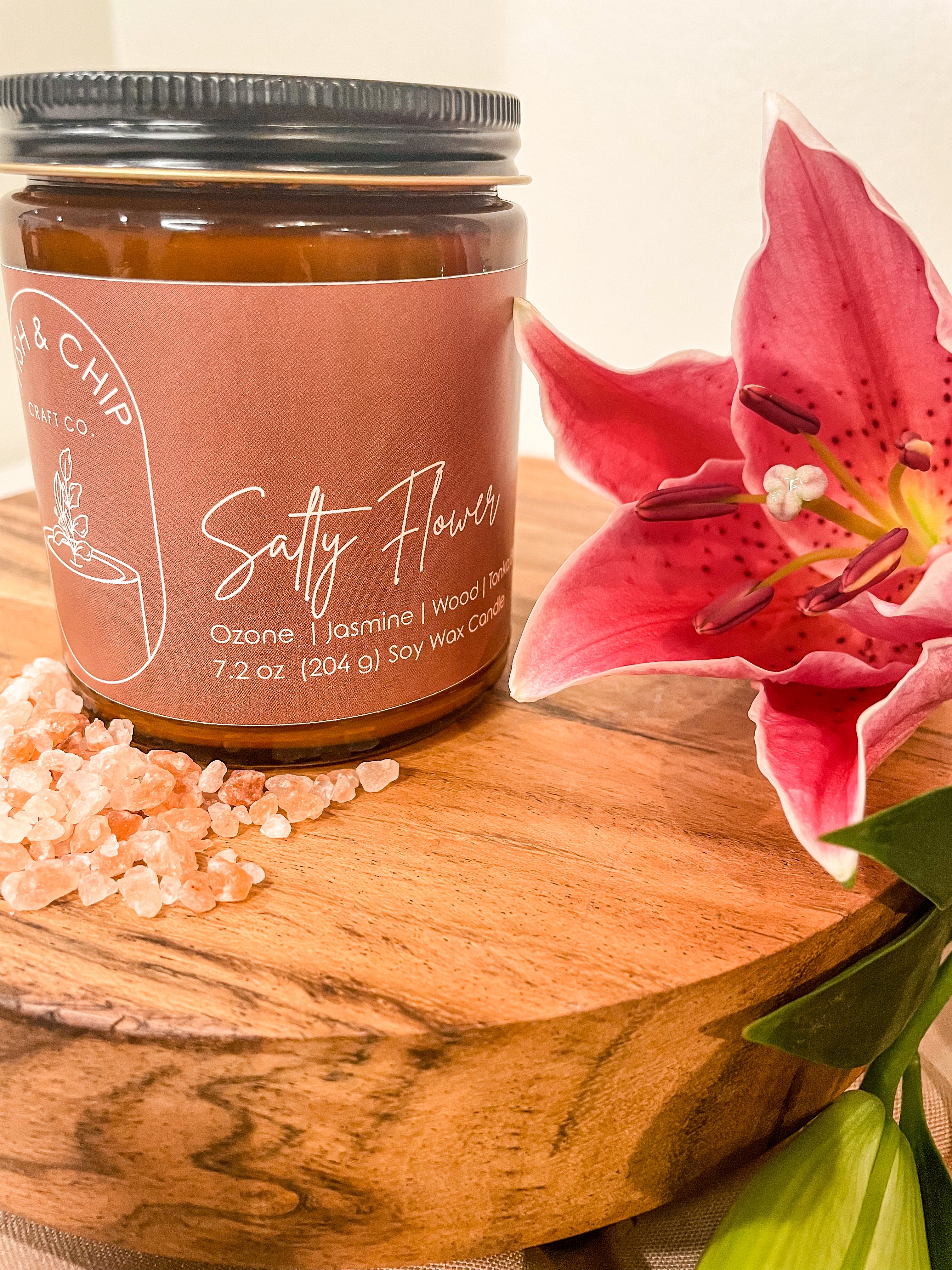 Salty Flower 7.2oz Candle