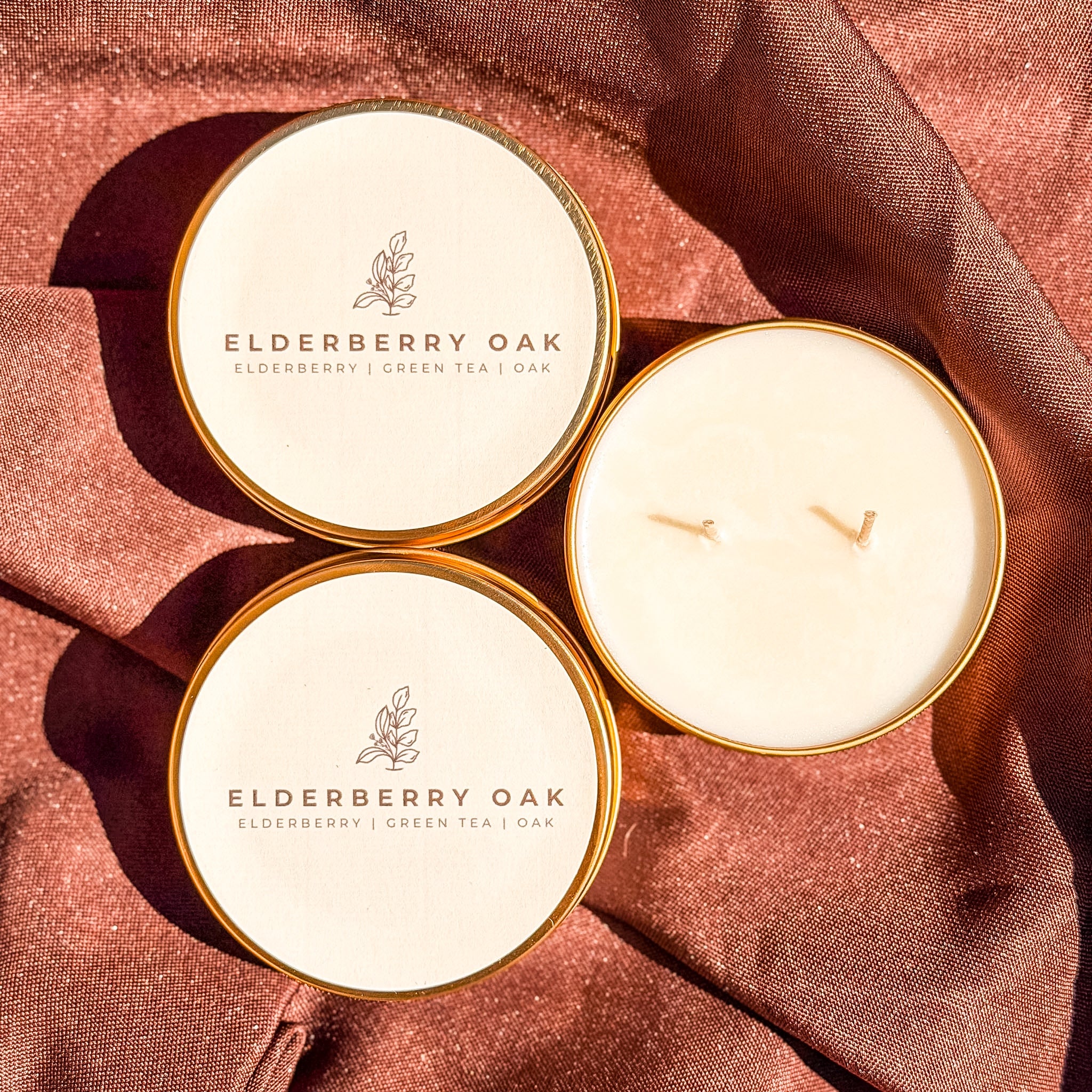 Elderberry Oak 3.5oz Candle