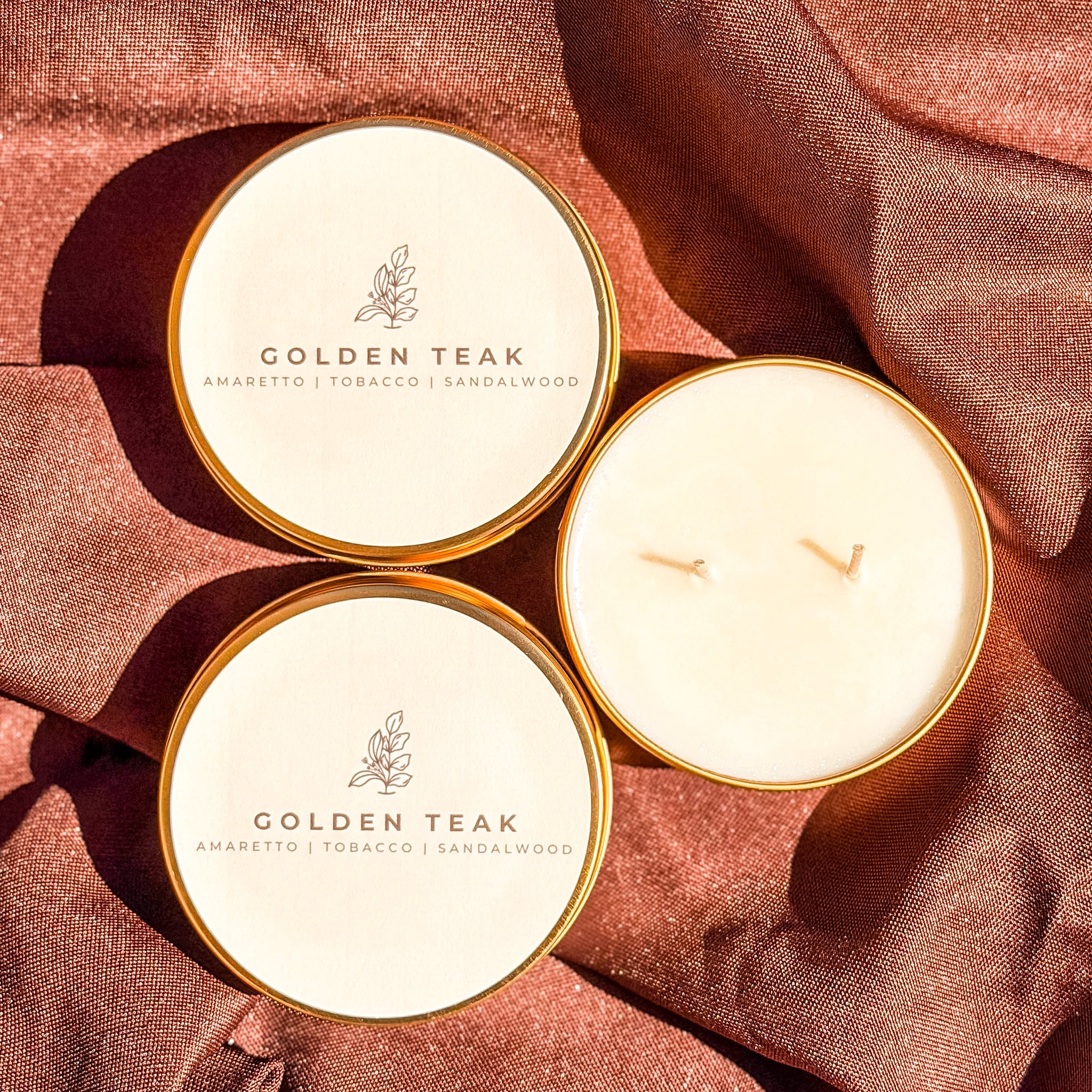 Golden Teak 3.5oz Candle