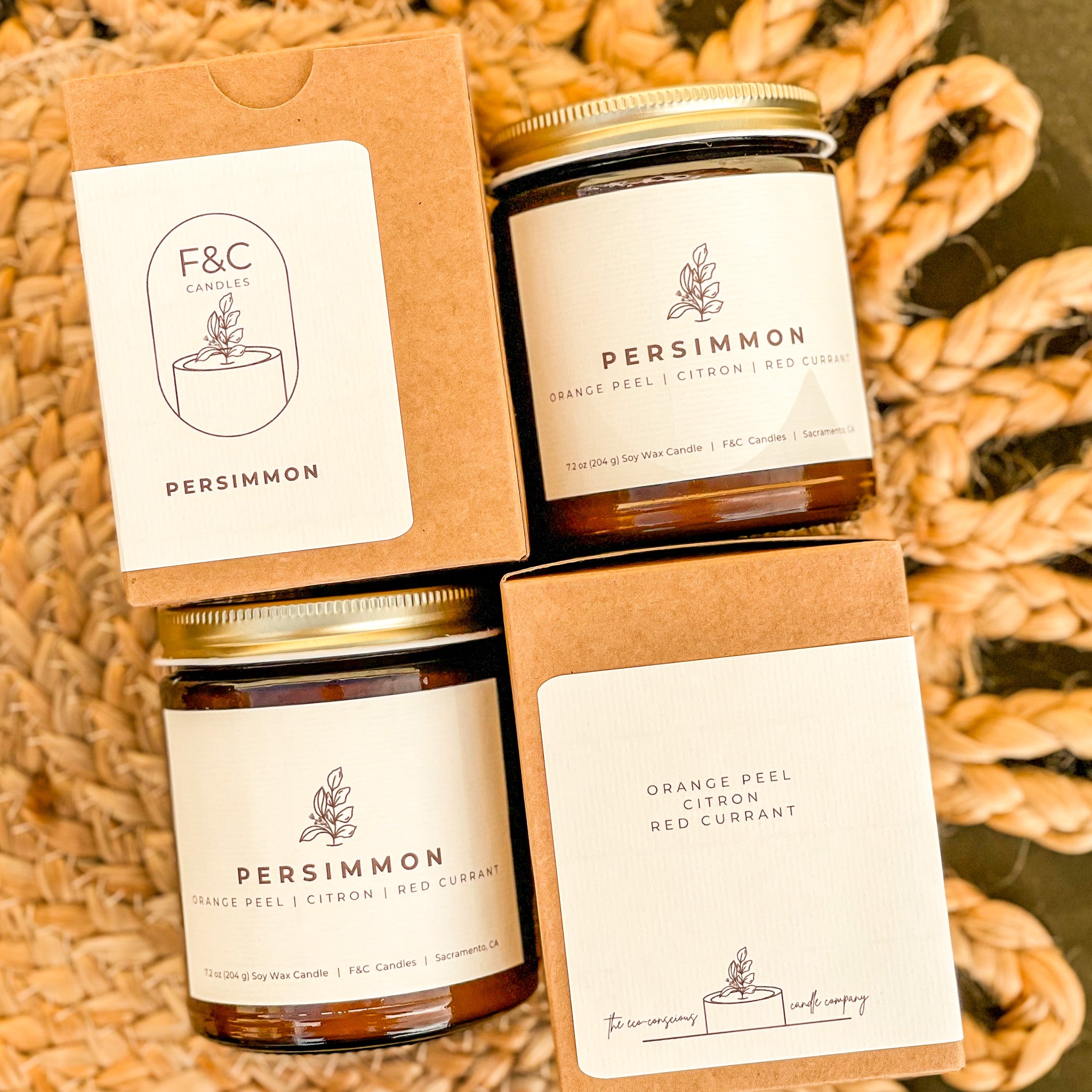 Persimmon 7.2oz Candle