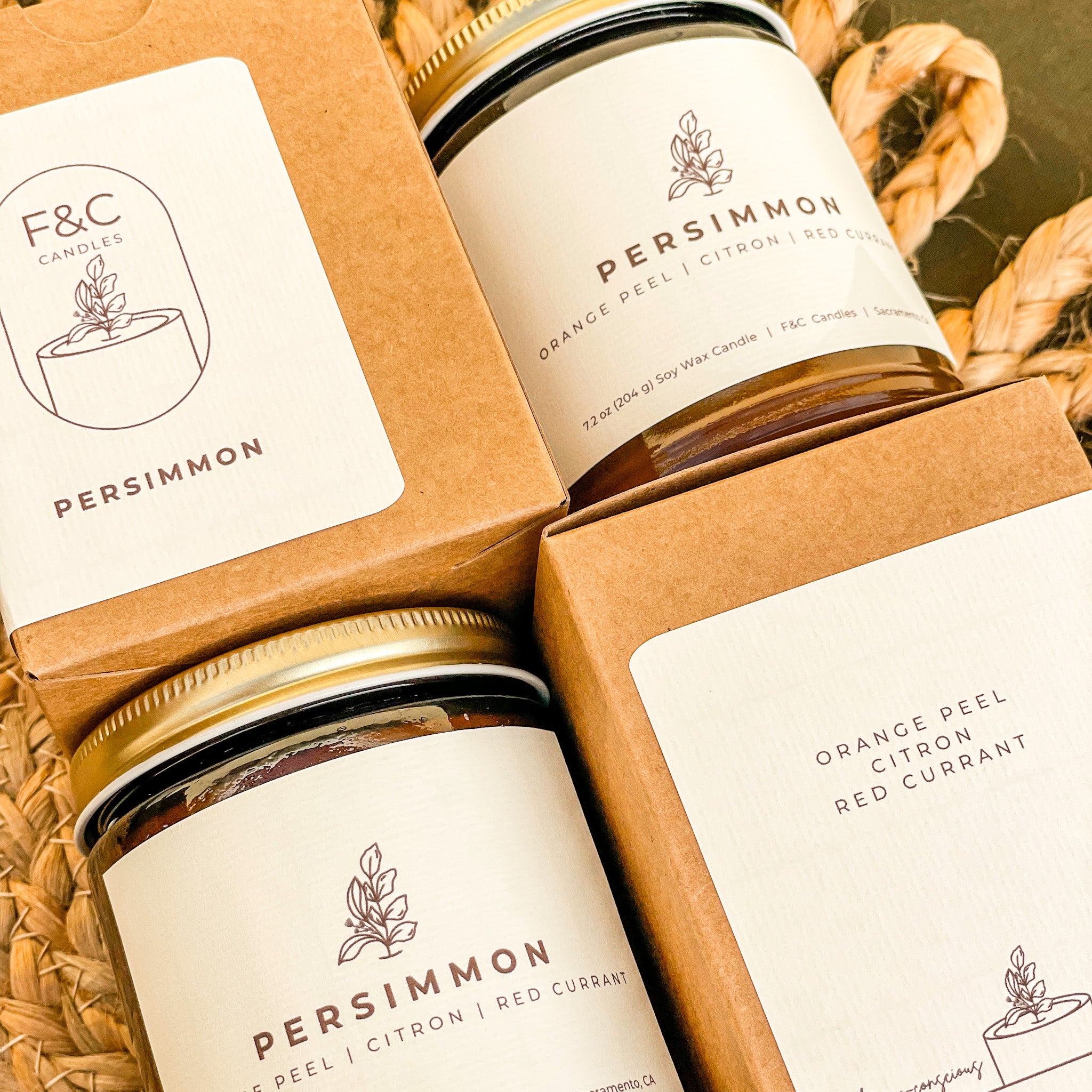Persimmon 7.2oz Candle