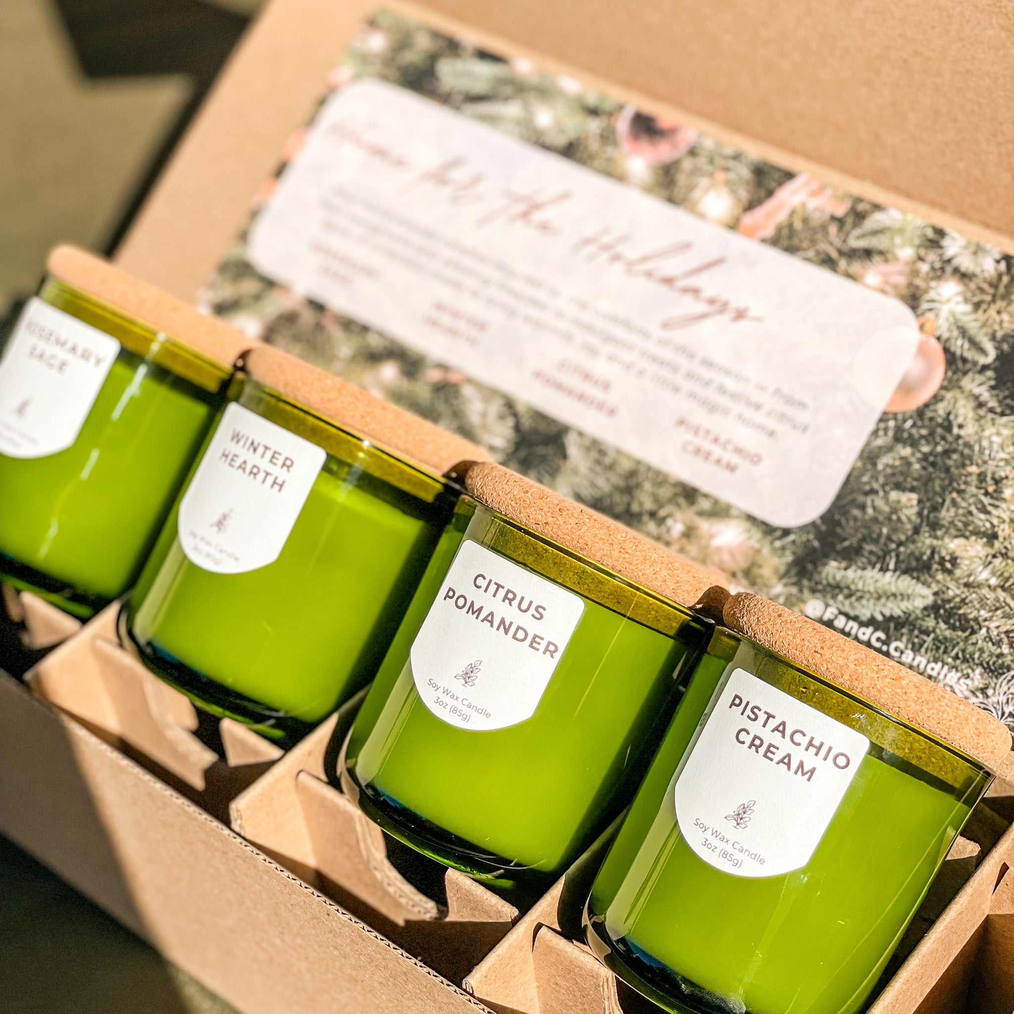 Home for the Holidays Candle Set