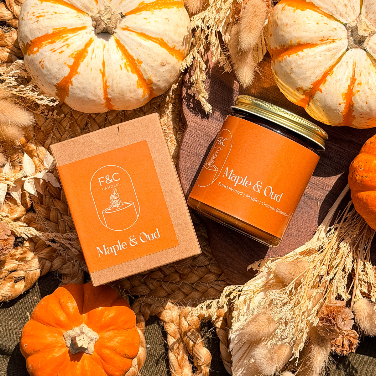 Maple & Oud 7.2oz Candle