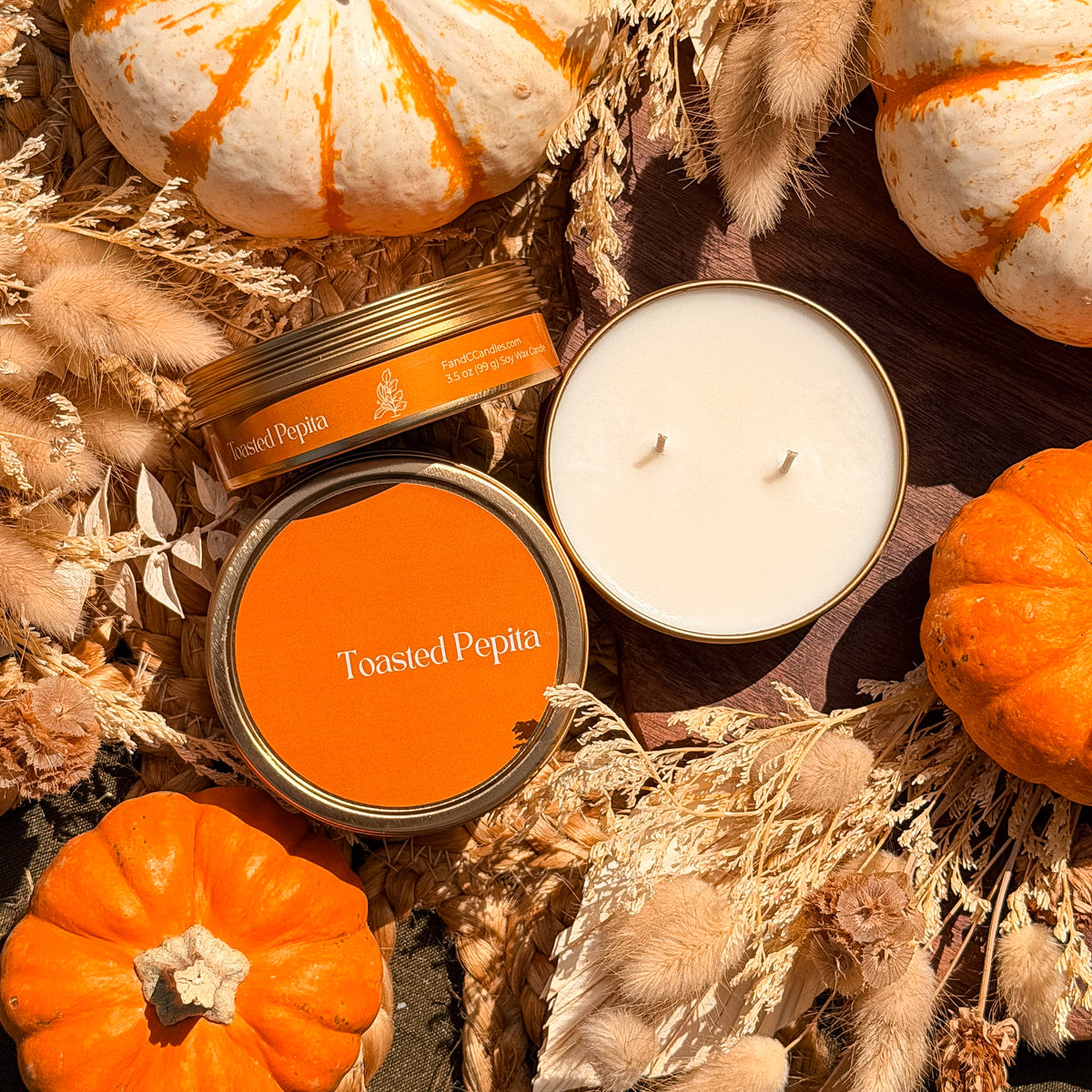 Toasted Pepita 3.5oz Candle