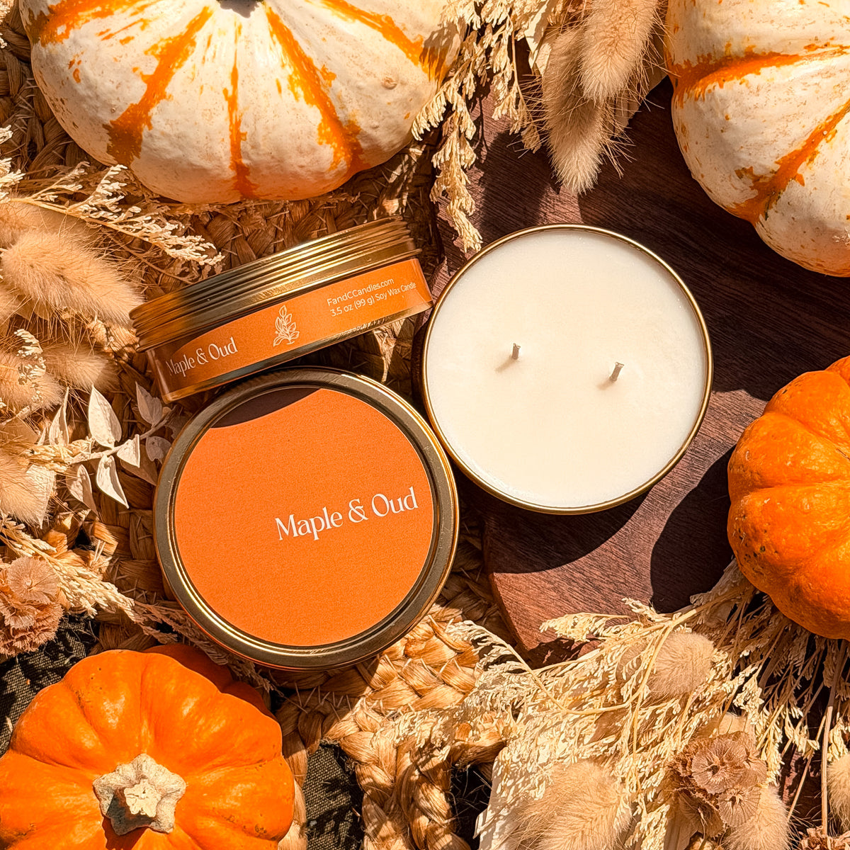 Maple & Oud 3.5oz Candle
