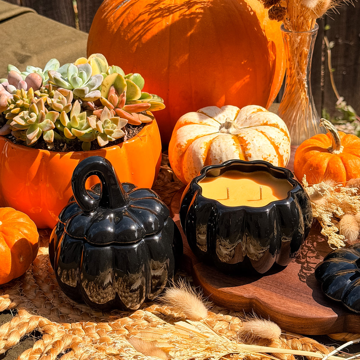 Pumpkin Candles