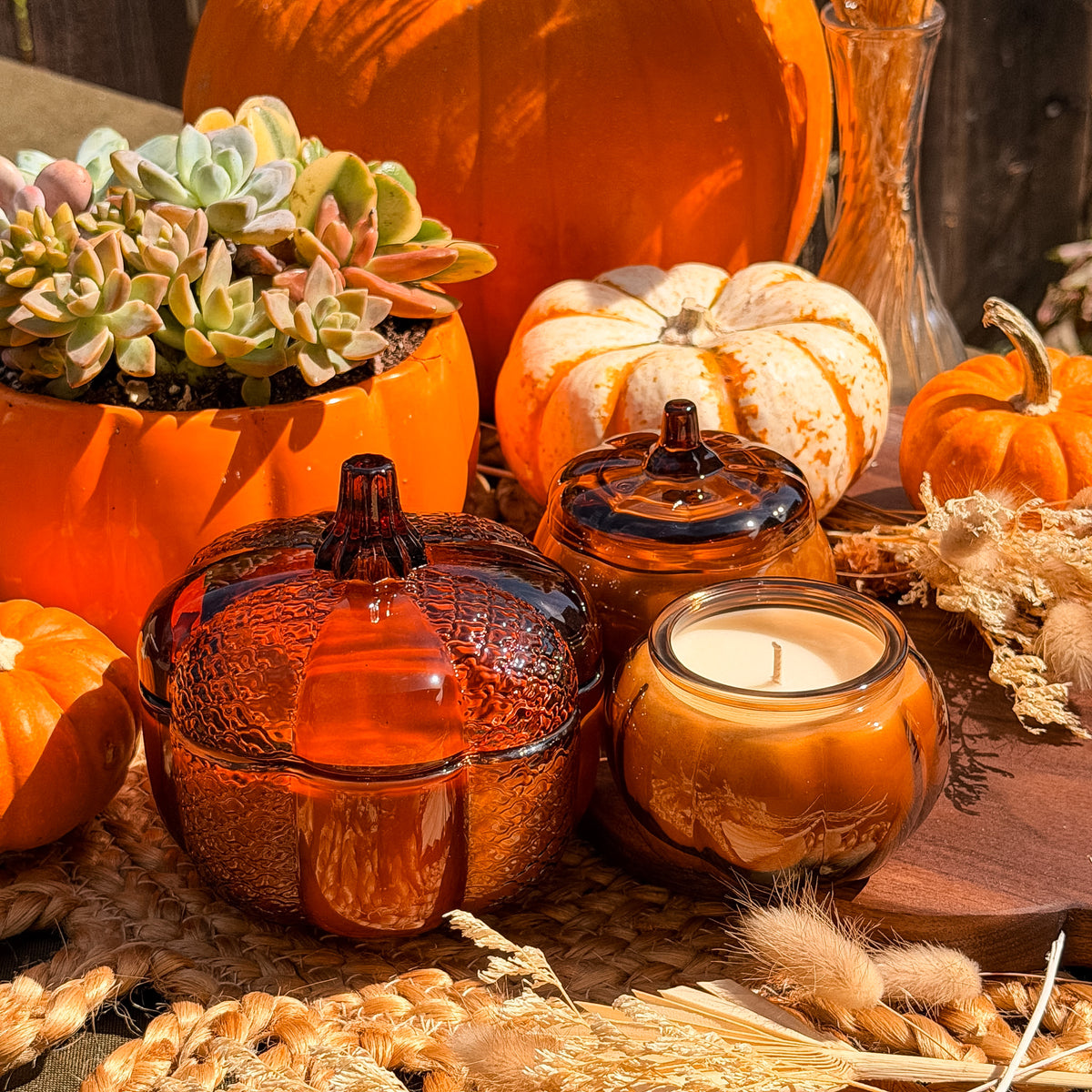 Pumpkin Candles